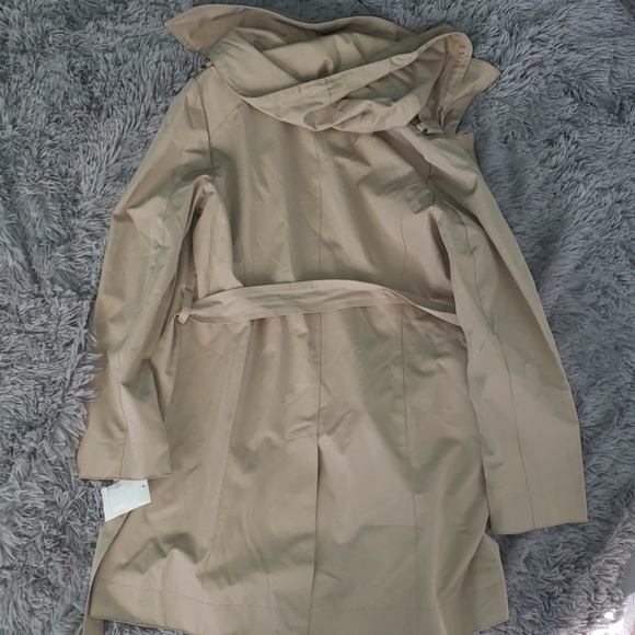 NWT MICHAEL Michael Kors Belted Button Trench Coat - Picture 4 of 6